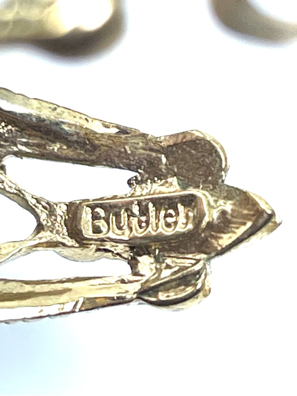 Butler Gold Washed Crystal Earrings - Picture 8 of 9